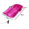 thumbnail image 4 of Snowboard Toboggan Grass Sliding Snow Sledge Wear Resistant Snow Scooter Balance Pink, 4 of 8