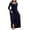 Blue, variant on FcBaudy Long Sleeve Square Neck Dress,Spring Dresses for Women,Womens Dresses Women's Long Sleeved V-neck Velvet Long Dress With Slim Temperament Velvet Dress Formal Dress Women dress