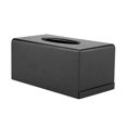 thumbnail image 1 of Paper Organizer, Elegant Tissue Box, Durable Natural Elegance Wood Rectangular Black / Light For Bedroom Kitchen Living Room, 1 of 8