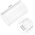 thumbnail image 2 of Unique Bargains Tuyau Acrylique Transparent Rigide Tube Rond 86mm ID 90mm OD 6 Pouces pour Lampes et Lanternes Système de Refroidissement par Eau, 2 of 6