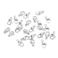 thumbnail image 1 of Lobster Clips, Lobster Claw Clasps Perfect Size Easy To Open Close  For Necklaces For Bracelets Steel Color, 1 of 8