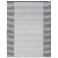 thumbnail image 1 of Tapis d'Intérieur-Extérieur Rayures Grises Eden de 7 pi 6 po x 9 pi 6 po, 1 of 6