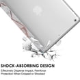 thumbnail image 3 of iPad Air 5th 2022 Air 4th 2020 Gen 10.9 Inch [ Air 4 Air 5 ] A2588 A2316 A2591 MYFQ2LL/A MYFP2LL/A MYFN2LL/A MYFQ2LL/A Shockproof Printed Cover with Clear Transparent Back Shell - Marble Pink, 3 of 6