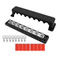 thumbnail image 1 of KLKCMS Power Distribution Block 5.2x29cm 300A for Automotive Boat Solar Wiring Black, 1 of 9