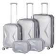 thumbnail image 1 of HIKOLAYAE Valise verticale avec roulette à 8 roues, 5 pièces - Conforme à la TSA, 1 of 7