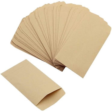 Brown Paper Bags Pure Kraft Paper For Grocery Snack Party, 120pcs