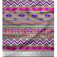 thumbnail image 1 of Soimoi Rayon Fabric Aztec Geometric Decor Fabric Printed Yard 56 Inch Wide, 1 of 3