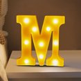 thumbnail image 1 of TopLLC Christmas Decor LED Letter Lights Sign Light Up For Home Party Wedding Decoration Light Up Letters Alphabet Letter Sign Battery Powered For Christmas Birthday Party Decoration warning light, 1 of 4