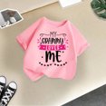 thumbnail image 5 of PMVFHDE Hauts pour Filles T-Shirts Grande Taille pour Fille Hauts Graphiques pour Fille T-Shirts pour Fille Coupe Ample T-Shirts pour Fille Coupe Ample T-Shirt Graphique pour Fille Col Rond Manches Courtes Rose, 5-6 Ans, 5 of 5
