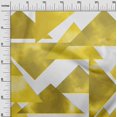thumbnail image 3 of oneOone Rayon Yellow Fabric Geometrical Sewing Material Print Fabric By The Yard 56 Inch Wide, 3 of 4