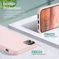 thumbnail image 4 of Designed for iPhone 11 Silicone Case, Protection Shockproof Dropproof Dustproof Anti-Scratch Phone Case Cover for iPhone 11, Rose Gold, 4 of 4
