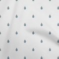 thumbnail image 1 of oneOone Cotton Poplin White Fabric Block Craft Projects Decor Fabric Printed By The Yard 42 Inch Wide, 1 of 4