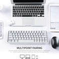 thumbnail image 5 of Amdohai Clavier Mécanique Compact Multi-Appareils avec 64 Touches Mode BT et Filaire 18 Effets Rétroéclairés RVB Retournement N-key Commutateurs Blanc Rouge, 5 of 5