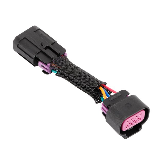 Headlight Adapter Harness, Rustproof Front Lamp Wiring Connector Thermal Resistant 12-24V 10-20A For Car