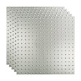 thumbnail image 1 of Fasade 2ft x 2ft Vinyl Ceiling Panel 5 Pack Brushed Aluminum, 1 of 5