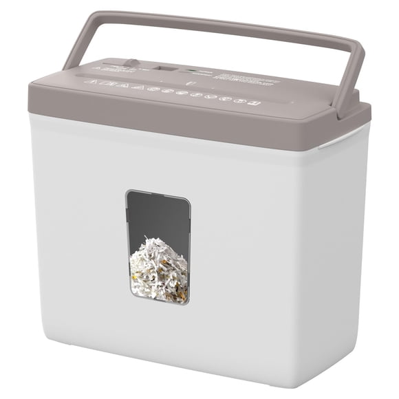 Suntiko 5-Sheet Cross Cut Paper Shredder for Home Office, P-4 High Security Level Document Shredder with 2.38 Gallon Bin, Jam Proof Design & Thermal Protection
