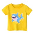 thumbnail image 2 of TZEWGL Tees For Child Cute Graphic Short Sleeve Ocean Print Clothes For Toddlers size 4-5T, 2 of 3