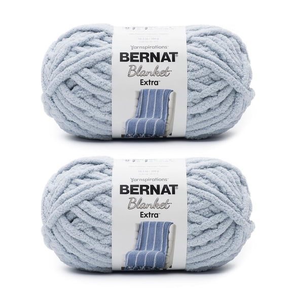 Bernat® Blanket Extra™ Yarn (2 Pack), Polyester #7 Jumbo, 10.5oz/300g, 97 Yards