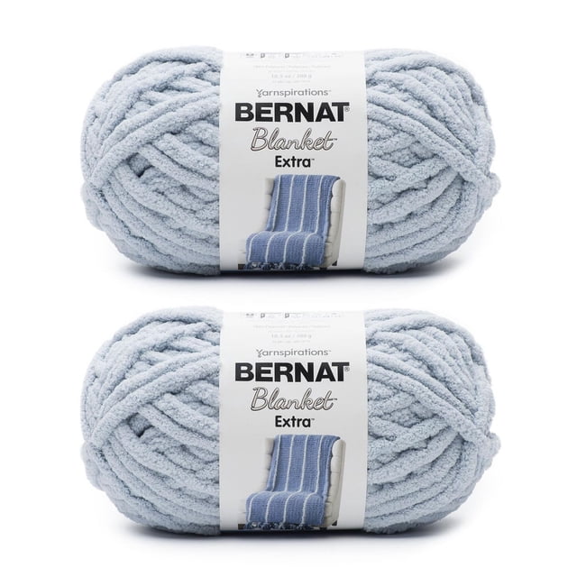 Bernat® Blanket Extra™ Yarn (2 Pack), Polyester #7 Jumbo, 10.5oz/300g, 97 Yards