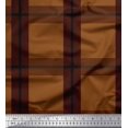 thumbnail image 1 of Soimoi polyester Crepe Fabric Check Check Print Fabric by the Yard 42 Inch Wide, 1 of 5