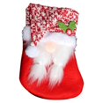 thumbnail image 1 of Bas de Noël Cadeau Chaussettes Rudolph Pendentif Sac de Bonbons Vieil Homme Sans Visage, 1 of 8