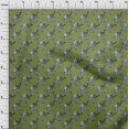 thumbnail image 3 of oneOone Viscose Jersey Fabric Leaves|Bird & Floral Block Decor Fabric Printed BTY 60 Inch Wide, 3 of 5