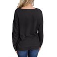 thumbnail image 3 of AherBiu Chandails de Sortie pour Femmes, Coupe Ample, Thermique, Chaud, Col Ras du Cou, Manches Longues, Chandails Molletonnés, Chandail, 3 of 7