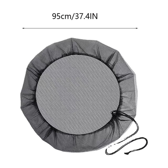 Rain Bucket Mesh Reusable Water Barrel Filter Rain Barrel Screen Water Barrel Mesh Flexible Drawstring Water Barrel Top Catcher For Garden