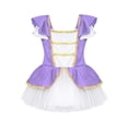 thumbnail image 3 of Kvysinly Robe Tutu de Ballet pour Filles Enfants Costumes d'Halloween Robe de Princesse Vintage Déguisement Tenue de Fête Violet 12, 3 of 5