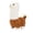 Brown, variant on Plush Alpaca Doll Toy, Singing Walking Simulation Animal Toy for