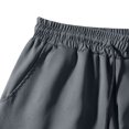 thumbnail image 4 of DPTALR Men's Drawstring Elastic Waist Solid Color Casual Length Pants, 4 of 9