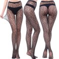 thumbnail image 2 of Penkiiy Bas Résille pour Femmes Pantalons pour Femmes Leggings Aguichant en Maille Transparente Grande Taille Bas Résille Résille Collants Bleu Foncé, 2 of 3