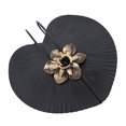 thumbnail image 1 of Iron Napkin Holder, Leaf Shaped Modern Table Decorative Flat Holder with Weighted Arm for Home, Restaurant, Wedding, 1 of 7