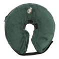thumbnail image 3 of Pet Recovery Collar, Inflatable PVC Lining Prevent Scratch Bite Easy Storage Dog Cone Soft Adjustable Shoulder Strap Buckle  For Dogs Camo Hook And Hoop Fasteners,Blue USA Flag, 3 of 8
