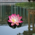 thumbnail image 4 of Solar Pool Lights Water Feeling Lotus Pond Light Floating Lotus Pond Light Water Feeling Floating Pond Light Led Floating Solar Pond Light Lantern Festival Blessing River Lantern, 4 of 6