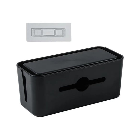 SHISUYAN Cable Management Box Punch Free Power Line Box Charging Cable Line Box