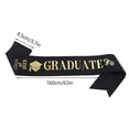 thumbnail image 3 of Class Of 2025 Graduation Sash With Gold Glitter Letters Elegant Satin Stole For Party Cheer Celebrations, 3 of 7