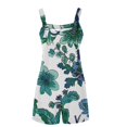 thumbnail image 5 of Pisexur Combinaison Décontractée Plus de Taille Femmes Summer Floral Sans Manches Moulante Sangle Spaghetti Réglable Extensible Shorts une Pièce avec Poches S-3XL, 5 of 5