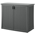 thumbnail image 3 of Suncast Coffre de Rangement Extérieur pour Terrasse avec Tablette Ajustable, (Lot de 3), 3 of 10