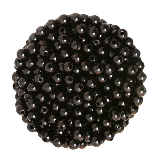 500 Pcs Perles Noires pour Fabrication de Bijoux Artisanat