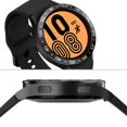 thumbnail image 4 of EGNMCR Metal Watch Compatible For Galaxy Watch4 44 Mm, Scratch Protection Metal Case Style A Watch Ring, 4 of 5