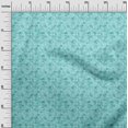 thumbnail image 2 of oneOone Rayon Aqua Blue Fabric Geometric Sewing Craft Projects Fabric Prints By Yard 56 Inch Wide, 2 of 5