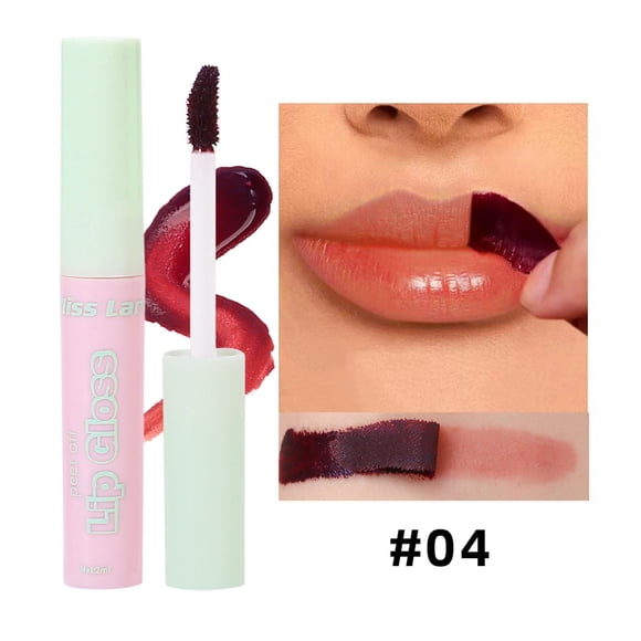 FcBaudy Lipstick for Women, Lip Stain, Lip Gloss 6 Colors Of Tear-off Lip Gloss Long-lasting No Fading No Staining Lip Staining Tear-off Lip Glaze Lip Gloss Easy To Color lip nectar