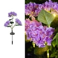 thumbnail image 1 of Wzzjkit Solar Powered Three Headed Embroidered Simulation Flower Lamp for Outdoor Courtyard Decoration Floor Lamp, 1 of 5