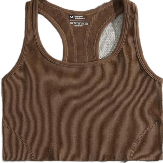 LYMAYTER Round Neck Tank for Women Ribbed Sleeveless Crop Top Fitted Basic Shirts for S-M