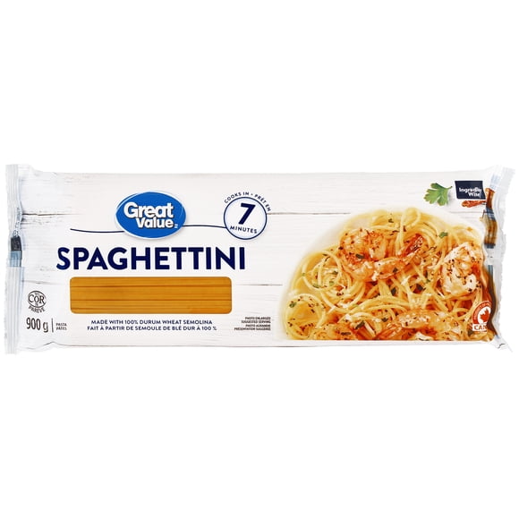 Pâtes spaghettini Great Value