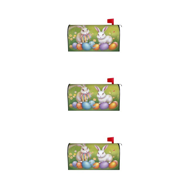 Ruiboury Weather-resistant And Robust Couch Cover Easy To Vivid Print Christmas Deer Pattern Mailbox Sleeve Cloth Standard Size YTYH2309052 3Set