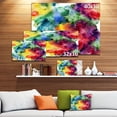 thumbnail image 2 of Impression sur toile « texture aquarelle abstraite » Design Art, 2 of 4