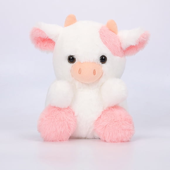 Cow Stuffed Animal Cute Cow Plush Doll Toy,Adorable Plush Cow Toy,Floppy Dairy Cattle Soft Stuffed Animal,Cute Birthday Gifts,Cow Stuffed Animal Toy,Strawberry Cow Plush Pillow,Christmas Toy Gift