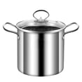 thumbnail image 1 of Casserole à Pâtes en Acier Inoxydable - Style Italien avec Insert pour Cuiseur Vapeur et Couvercle, 1 of 8